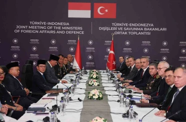 Türkiye-Endonezya Dışişleri ve Savunma Bakanları Ortak Toplantısı Ankara’da başladı 