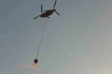 Türkiye’nin en büyük yangın söndürme helikopteri sahaya indi 