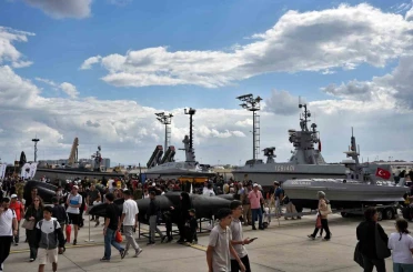 Türkiye’nin insansız deniz araçları Teknofest’te 