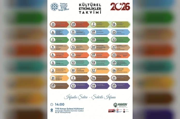 TYB Konya Şubesi 2026 Yılı Etkinlik Takvimini Açıkladı