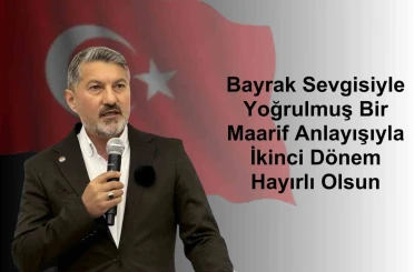 Uçak’tan ‘Türk Bayrak’lı mesaj 
