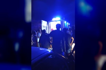 Uçuruma yuvarlanan otomobil sürücüsü yaralandı 