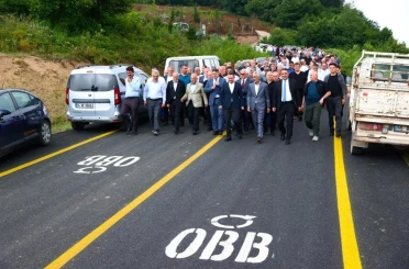 Ulubey’de 5 kilometrelik grup yolu hizmete açıldı 