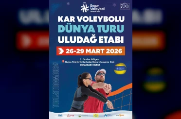 Uludağ İçecek Türk A.Ş., Uludağ’da düzenlenecek 2026 FIVB Kar Voleybolu Dünya Turu’nun sponsoru oldu 