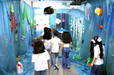 Ümraniye’de çocuklardan deniz kirliliğine dikkat çeken sergi 
