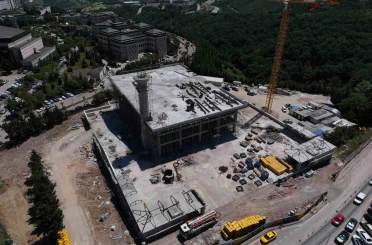 Umuttepe Cami ve Otoparkı projesinde sona yaklaşıldı 