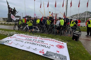ÜNİPERSEN’den Samsun’dan Ankara’ya bisikletli eylem 