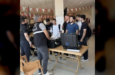 Üniversite öğrencilerine polisten bilgilendirme 
