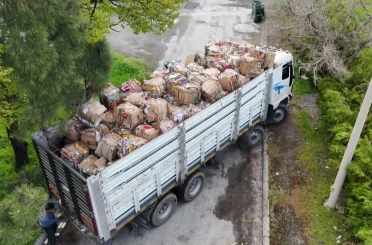 Üniversitede 76 ton atık ekonomiye kazandırıldı 