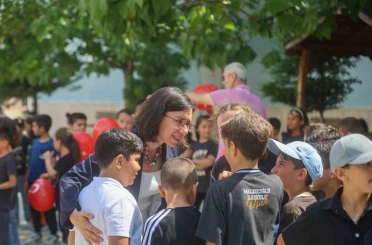 Uşak Belediye Başkan Vekili Özkan öğrencilerle bir araya geldi 