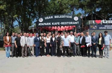 Uşak Belediye Başkan Vekili Terekeci Özkan basın mensupları ile bir araya geldi 