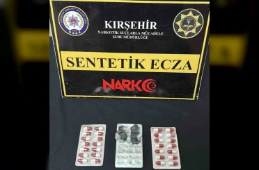 Üzerinden 36 adet uyuşturucu hap çıkan şüpheli gözaltına alındı 