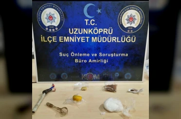 Uzunköprü’de uyuşturucu operasyonu: Şüpheli tutuklandı 