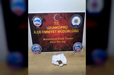 Uzunköprü’de Yunus timlerinden uyuşturucu operasyonu: 2 şüpheli hakkında işlem başlatıldı 