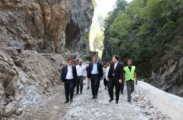 Vali Çağatay, Yenice ilçesinde incelemelerde bulundu
