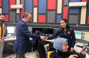 Vali Kızılkaya, yılbaşı mesaisinde denetimlerde bulundu 