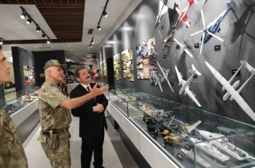Vali Tavlı, askeri eğitim alanlarını inceledi 