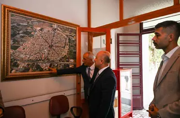 Vali Varol, Atça’nın tarihi şehir planına yakından baktı
