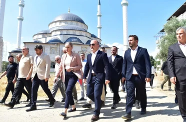 Vali Varol, Nazilli Külliye Camisi inşaatını inceledi 