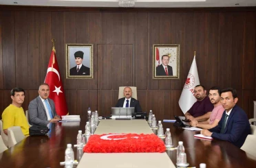 Vali Varol, yeni stadyumun yapım süreci hakkında bilgi aldı 