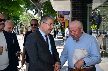 Vali Yılmaz ile vatandaşın duygulandıran buluşması 