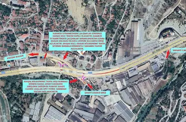 Valilikten kavşak düzenlemesi duyurusu
