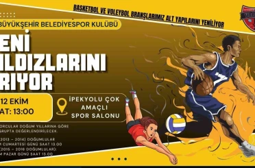 Van Büyükşehir Belediyespor Kulübü yeni yıldızlarını arıyor 