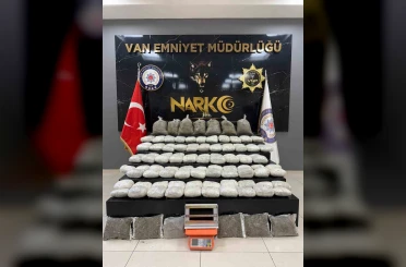Van’da 134 kilo uyuşturucu ele geçirildi 