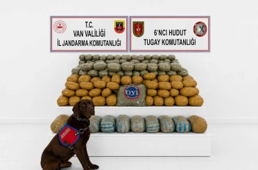 Van’da 291 kilogram toz esrar ele geçirildi 