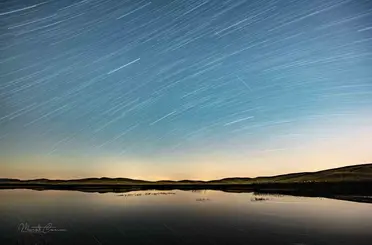 Van’da doğa fotoğrafçıları Perseid meteor yağmurunu gözlemledi

