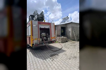 Van’da ev yangını 