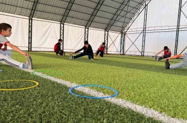 Varto’da futbol kursu sürüyor 