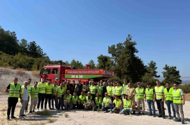 Yangın riskine karşı kamu personelinden büyük fedakarlık 