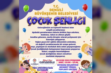 Yarıyıl şenliği ile Beyağaçlı çocuklar eğlenceye doyacak 