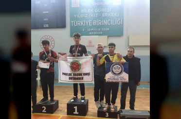 Yatılı bölge okulundan Türkiye üçüncülüğüne 