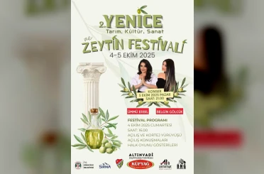 Yenice Tarım, Kültür, Sanat ve Zeytin Festivali kapılarını açıyor 