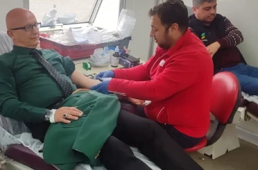 Yenipazar İlçe Milli Eğitim’den kan bağışına destek 