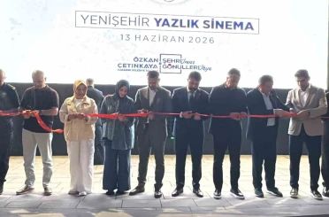 Yenişehir Yazlık Sineması 13 yıl sonra törenle açıldı 