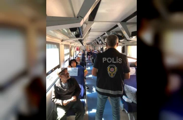 Yerköy’den geçen ‘Doğu Ekspresi’nde 81 yolcu sorgulandı 