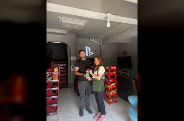 Yeşilay Kars Şubesi’nden esnafa bağımlılıkla mücadele bilgilendirmesi 