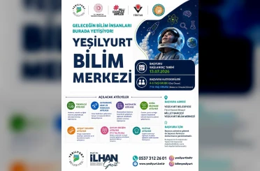 Yeşilyurt Bilim Merkezi başvuruları 13 Temmuz’da başlıyor 