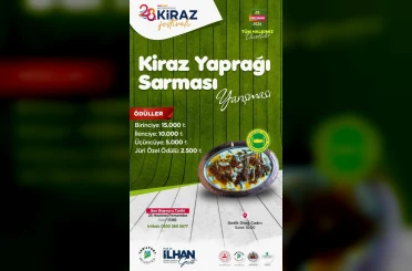 Yeşilyurt’un ünlü lezzeti "Kiraz Yaprağı Sarması" için 28 Haziran’da yarışma düzenlenecek 