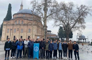 Yıldırımlı gençlerden tarihi yolculuk 