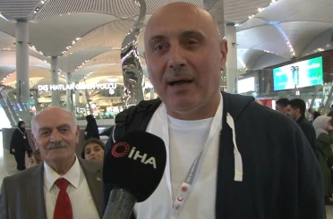 Yılın ilk hacı adayları İstanbul Havalimanı’ndan kutsal topraklara uğurlandı 