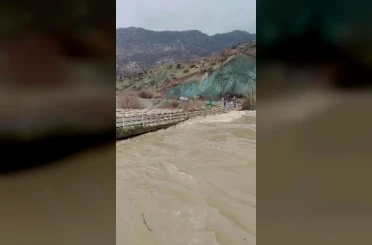 Yoğun yağışlar nedeni ile dereler taştı 