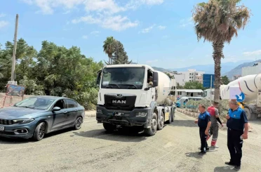 Yola beton döker mikser sürücüsüne 191 bin TL ceza 