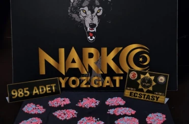 Yozgat’ta 985 adet uyuşturucu hap ele geçirildi 
