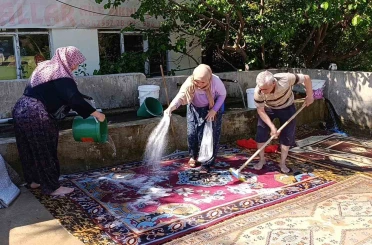 Yozgat’ta geleneksel halı yıkama mesaisi başladı 