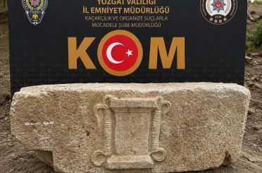 Yozgat’ta iki bin yıllık olduğu değerlendirilen lahit bulundu 