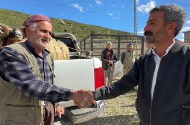 Yüksekova’da hayvan pazarında bayram hareketliliği 